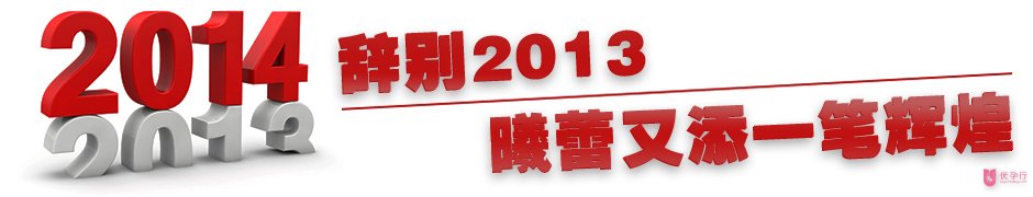 辭別2013,優孕行又添一筆輝煌